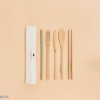 Set of bamboo spoon Picture